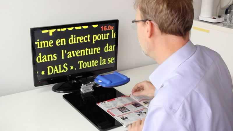 Froggyloupe em alta ampliação